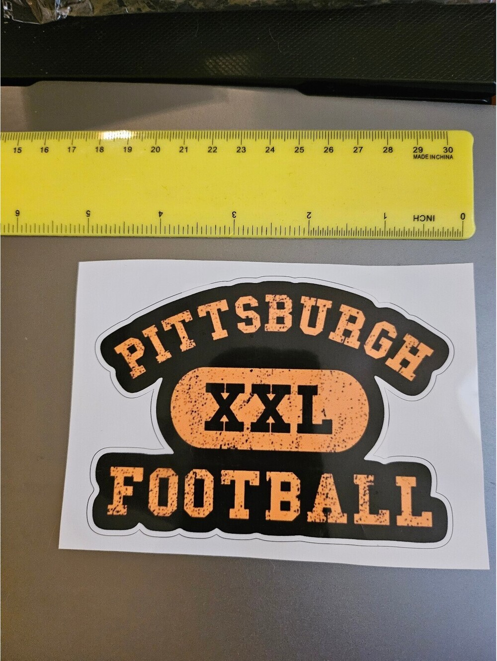 Pittsburgh Football - vinyl Sticker - for laptop/bottle/etc - NEW
